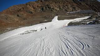 Skiing on Pitztal Glacier 3440m  31102021 [upl. by Lusa715]