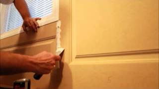 How to install raised panel wainscoting [upl. by Lamhaj]