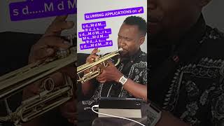 APPLICATION OF SLURRING ON TRUMPET trumpet slurring howtoplaythetrumpet [upl. by Ssew]