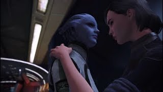 Mass Effect Legendary Edition  Liara x Femshep Romance ME1 [upl. by Edelstein184]