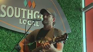 Bird on a Wire Leonard Cohen Acoustic Cover live  Southgate Local in Sarasota Florida [upl. by Joellyn]