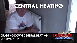 Draining down central heating [upl. by Milicent]