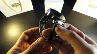 Fossil Q Founder Android Wear Smartwatch unboxing [upl. by Angela]