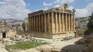 Baalbek Lebanon  Temple Complex  Roman Ruins  Temples Bacchus amp Jupiter  UNESCO World Heritage [upl. by Eltotsira737]