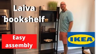 How to Assemble IKEA Bookshelf  Laiva Assembly [upl. by Cchaddie486]