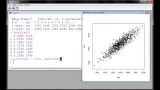 R  Simple Linear Regression part 1 [upl. by Zarihs63]