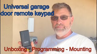 Garage Remote Keypad Install [upl. by Harleigh]