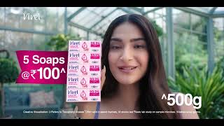 Vivel  Lotus Oil soap  Promo Pack  Hindi [upl. by Notsla15]