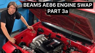 How to BEAMS 3SGE AE86 Engine swap PART 3a mechanical connections [upl. by Llenor523]