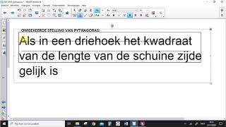 MH3 StellingVanPythagoras les3 omgekeerdeStelling [upl. by Oz]