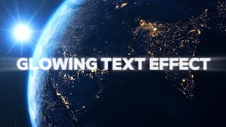 Glowing Text Effect in CapCut PC [upl. by Bonni]