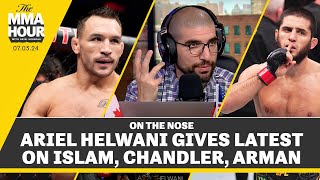 Ariel Helwani Gives Latest On Islam Makhachev Michael Chandler Arman Tsarukyan  The MMA Hour [upl. by Alamap]