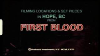 First Blood  Filming Locations amp Set Pieces in Hope BC [upl. by Chinua]