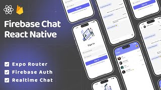 🔴 Build a Realtime Chat App with Firebase  Authentication  Expo Router  React Native Projects [upl. by Orland129]