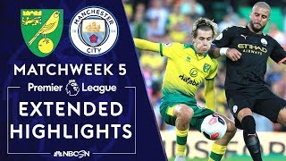 Norwich City v Manchester City  PREMIER LEAGUE HIGHLIGHTS  91419  NBC Sports [upl. by Tansey]