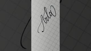 ☆Arla ☆ calligraphy handwriting lettering writing signature art [upl. by Lalad]