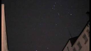 Sirius in Canis Major amp Orion cross the night sky [upl. by Yendys]