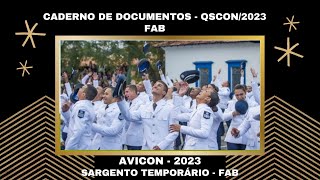 🔥SARGENTO Temporário da AERONÁUTICA – QSCon 2023  ENTREGA DE DOCUMENTOS FABAVICON  DICAS [upl. by Eniwtna754]