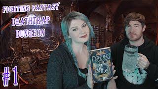 Fighting Fantasy Deathtrap Dungeon Full Playthrough  Part 1 [upl. by Adniles]