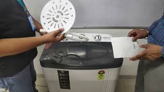 MarQ By Flipkart New Launch 6 5 Kg Semi Automatic Washing Machine Installation Demo amp Maintain Tips [upl. by Fulks]