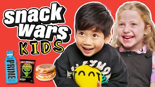 British Kids Try American Food For The First Time  Snack Wars [upl. by Lunetta953]