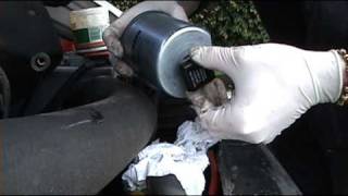 Mercedes Sprinter  How to Change Diesel Fuel Filter [upl. by Ronoh]