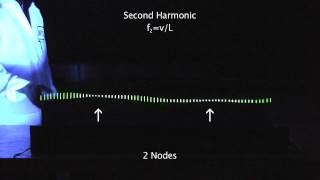 Bell Labs Wave Machine Standing Waves [upl. by Tuinenga]