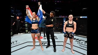 UFC Sacramento Entrevista de Octógono com Germaine de Randamie e Aspen Ladd [upl. by Teodoor]