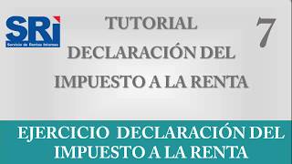 Cómo REALIZAR la DECLARACIÓN del IMPUESTO a la RENTA ► Persona Natural [upl. by Yhtommit]