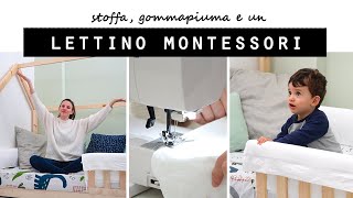 Stoffa gommapiuma e un LETTINO MONTESSORIANO Video CAOTICO di me che FACCIO COSE [upl. by Elah]