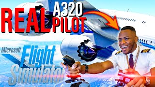 Real A320 Pilot Plays Microsoft Flight Simulator 2020  Realistic 2 HOUR A320 NEO Full Flight in 4K [upl. by Ynamad308]