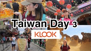 Taiwan Day 3  Yehliu Geopark Jiufen Shifen and more via Klook [upl. by Livi]