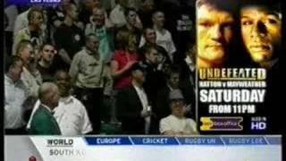 Undefeated Hatton vs Mayweather WeighIn 13 [upl. by Johny]