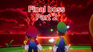 MarioampLuigi brothership final boss part 2 finale [upl. by Nilrem]