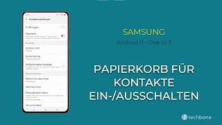 Papierkorb für Kontakte  Samsung Android 10  One UI 2 [upl. by Leiahtan]