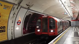 Central Line Tube Train Holborn Station London Underground 🇬🇧 [upl. by Estrella257]