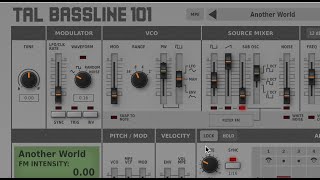 TAL BassLine 101  New Features [upl. by Nnaeiram606]