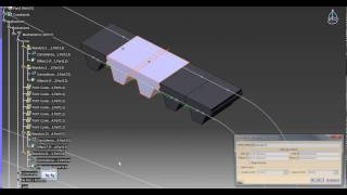 Catia V5  Simulation Toothed Belt [upl. by Zoila441]