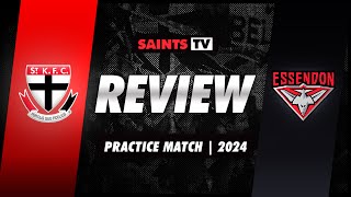 St Kilda v Essendon  2024 AFL Practice Match REVIEW [upl. by Gibbs540]