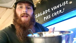 Recette Vanlife Salade riz thon tomate maïs vanlife nomade recette [upl. by Canning217]