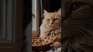 The blonde cats journey from normal life to obesity and back to activityshortvideo shortsviral [upl. by Abernon]