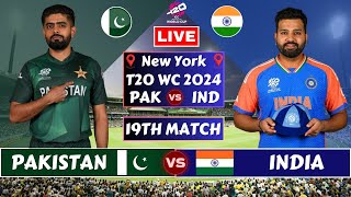 Pakistan vs India  19th Match ICC WC T20 Live Score PAK vs IND Live Commentary 1st innings live [upl. by Shanleigh480]