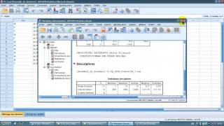 Formation grauite en SPSS Calcul et Affichage des Résultats SUITE du Tutoriel 1 [upl. by Enirok]