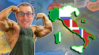 Base Game Italy Is Ridiculously Overpowered HOI4 Italy Rambler Guide [upl. by Aeneg]