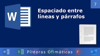 ESPACIADO entre líneas y párrafos de texto en Word [upl. by Edward]