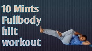 Day 29 Fullbody hiit workout10 mints Fullbody hiit workout no equipment no repeats [upl. by Yotal797]