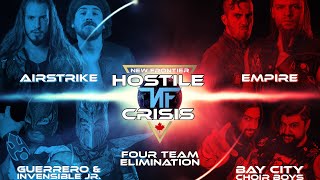 Four Corners Tag Team Elimination Match  New Frontier Hostile Crisis [upl. by Pfister]