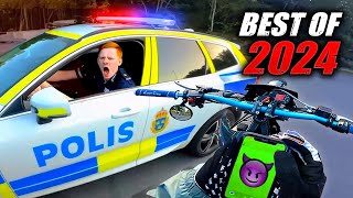 POLICE vs BIKERS  BEST OF 2024  1 HOUR [upl. by Pillyhp]