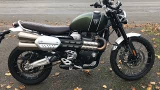 Triumph Scrambler 1200 XC with just 772 miles covered [upl. by Mecke888]