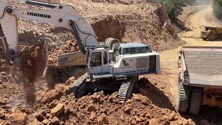 Huge Excavators Wheel Loaders amp Heavy Transports 3 Hours Movie  Mega Machines Movie [upl. by Denman698]